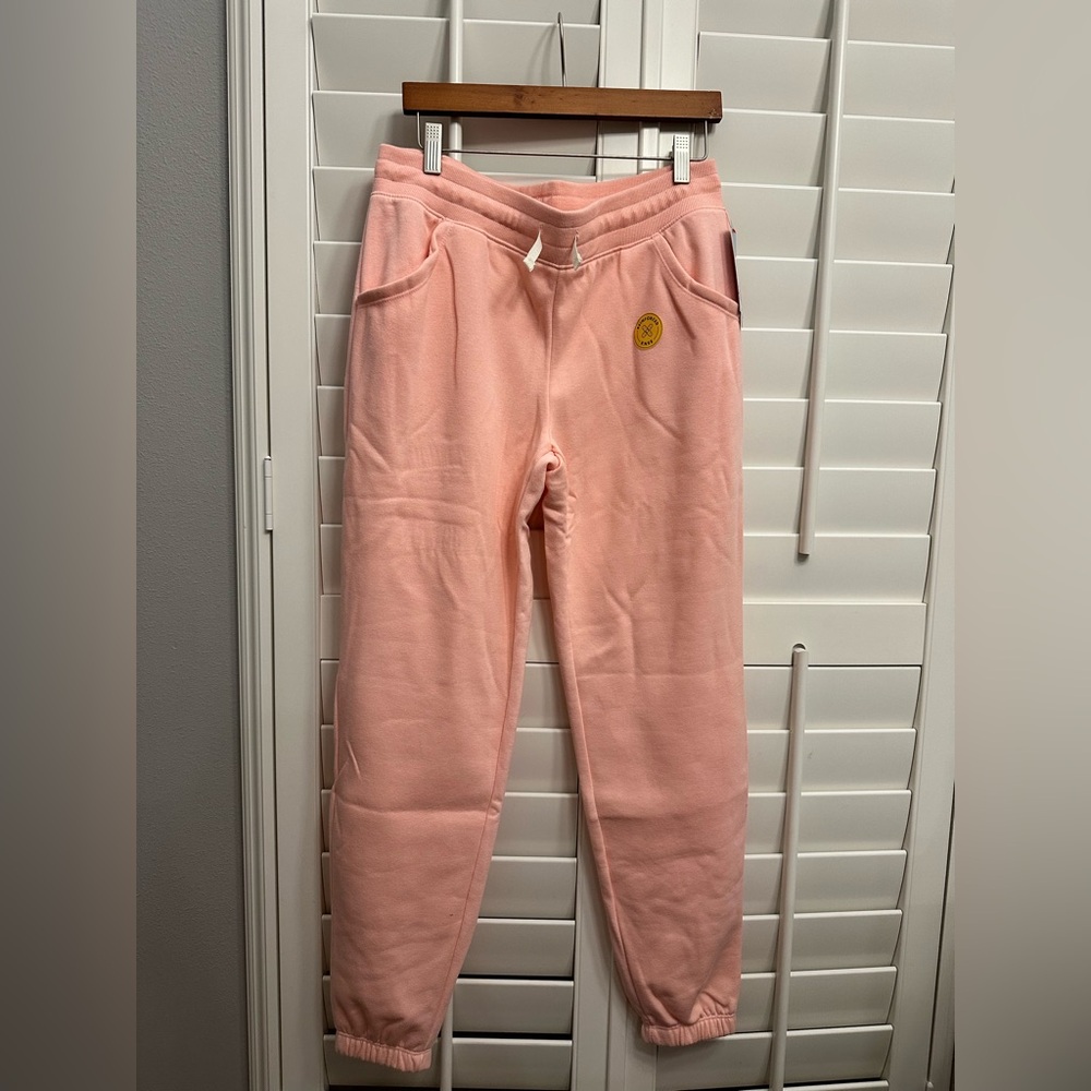 Cat & Jack Girls Pink Fleece Jogger Pants XXL 16/18 NWT Drawstring Sweatpants